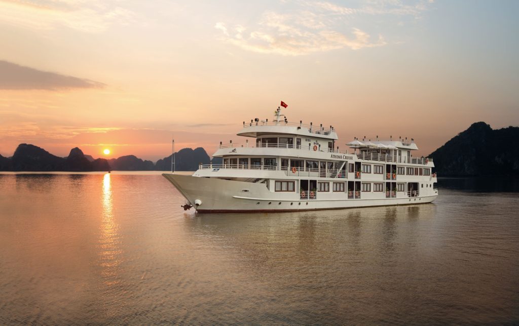Relaxing Trip to Halong Bay with 5-Star Athena Cruise 2 Days /1 Night Athena Cruise 2 Relaxing Trip to Halong Bay with 5-Star Athena Cruise 2 Days /1 Night
