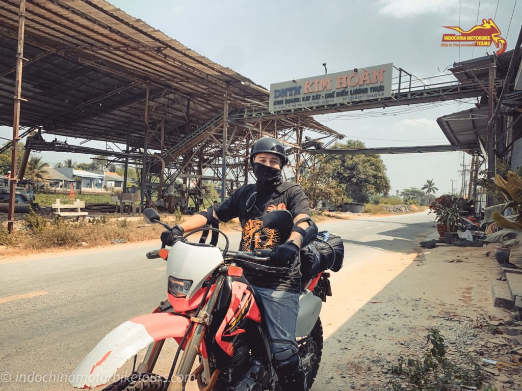 Saigon Motorcycle Tours passing Long An - My Tho to Ben Tre Saigon Motorcycle Tours passing Long An - My Tho to Ben Tre