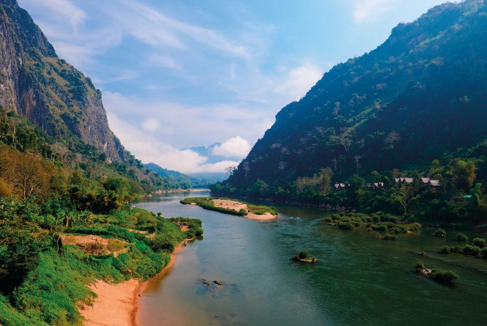 Vietnam Motorbike Tour to Laos - All you should know before you go? Mekong River Nam Ou River near Nong Khiaw Laos Vietnam Motorbike Tour to Laos - All you should know before you go?