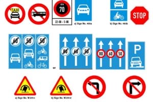 Example of Vietnamese traffic signs Why Getting A Vietnamese Driving License Is So Important To Foreigners?