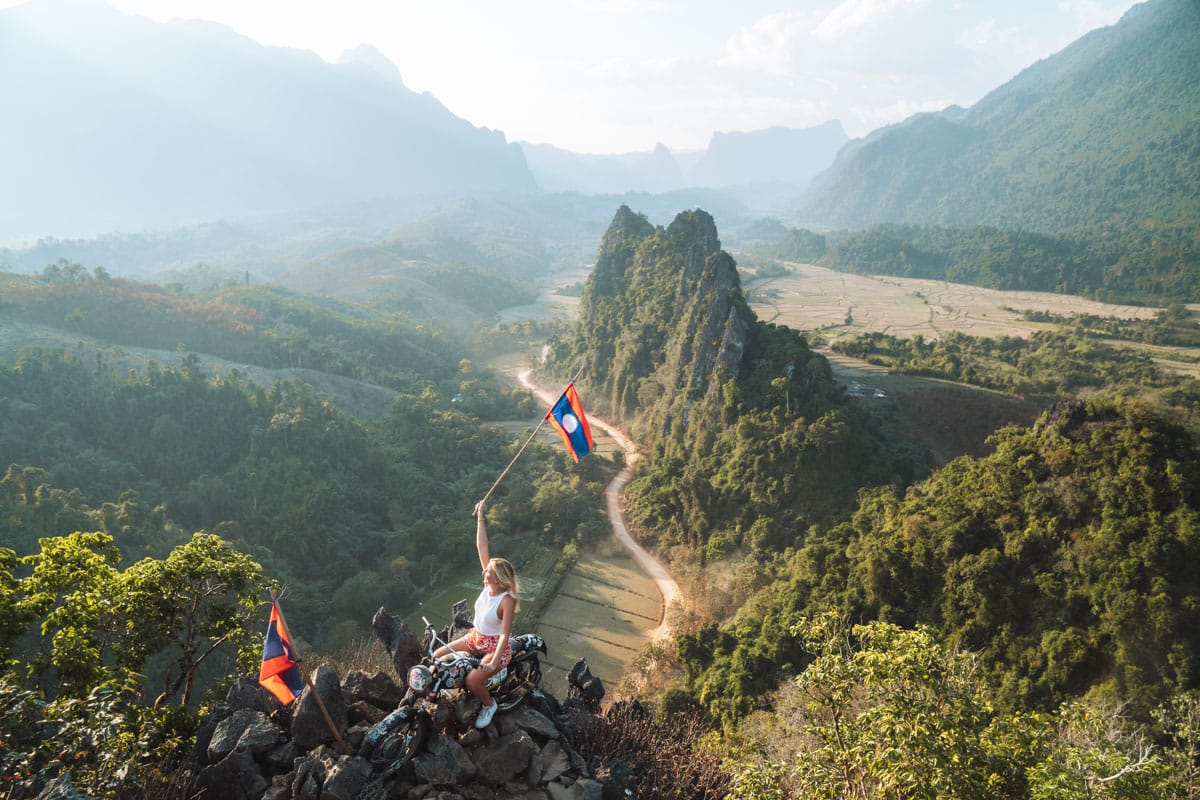 When Is the Best Time for a Motorbike Tour from Vietnam to Laos? Vang Vieng stone cliffs When Is the Best Time for a Motorbike Tour from Vietnam to Laos?